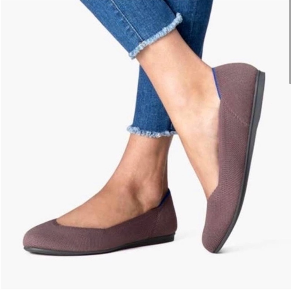 Rothy’s The Flat Slip On Shoes Ballet Mink Purple 9